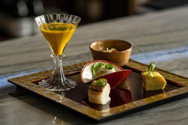 日本、ローカルの食材の融合