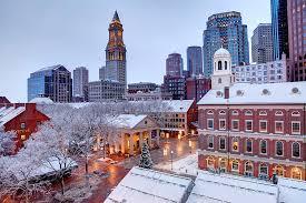 ボストンの雪景色
