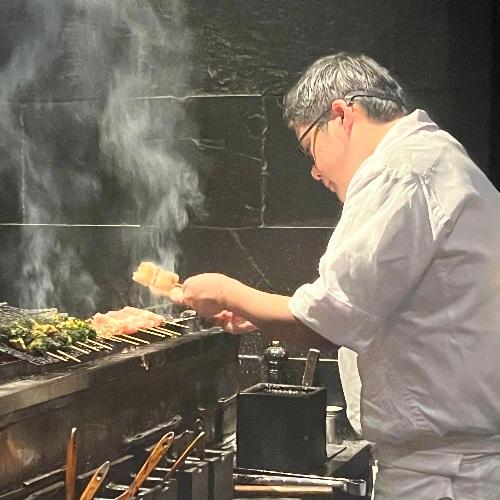 一本一本丁寧に焼いています