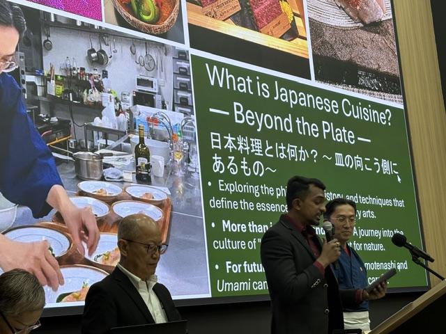 大学での和食の講義